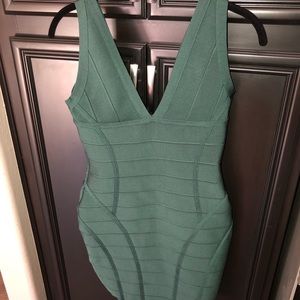 Forest Green Bandage House Of CB Dress